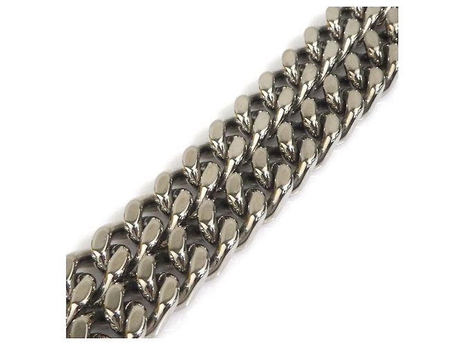 Fendi Silver Metal Necklace Silvery - view 5