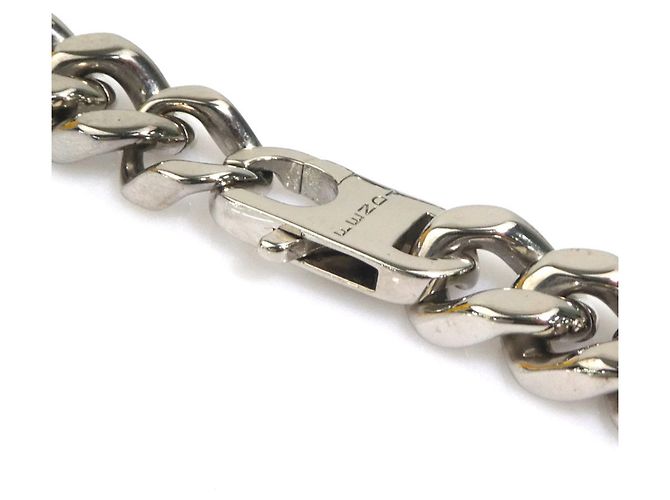 Fendi Silver Metal Necklace Silvery - view 7