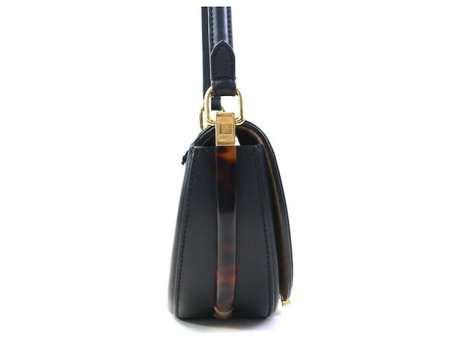 Borsa a Spalla Fendi Moonlight Marrone Nero - vista 2