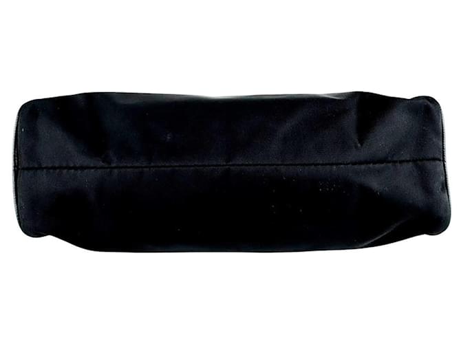 Borsa in nylon nero e pelle Prada - vista 4