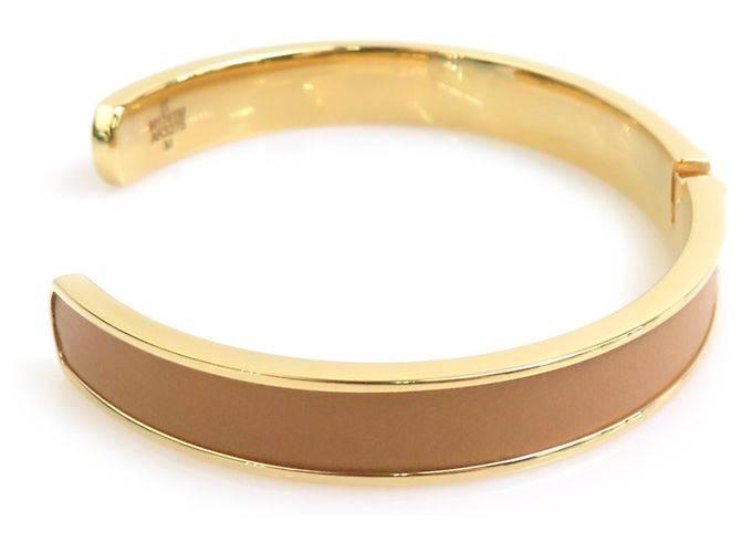 Pulsera Bangle Louis Vuitton Beige Dorado - vista 4
