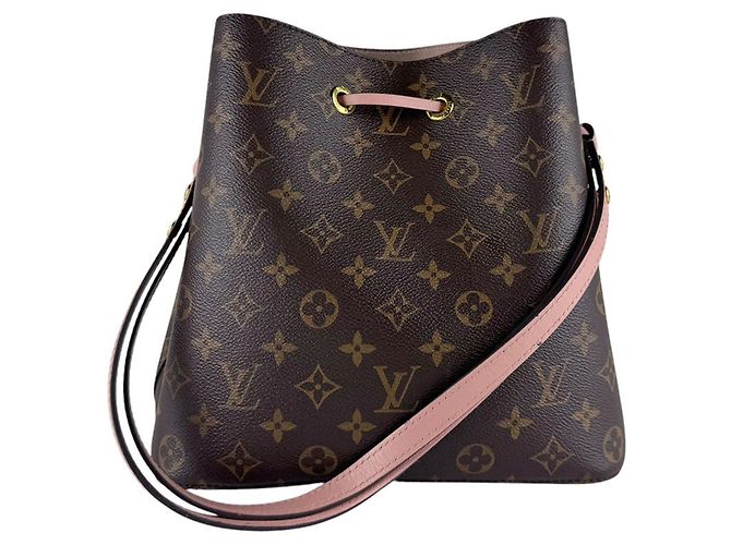 Néonoé Borsa a Spalla Louis Vuitton Monogram Neo Noe Rosa Monogramma - vista 3