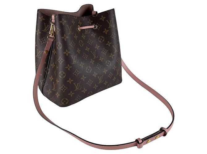 Néonoé Borsa a Spalla Louis Vuitton Monogram Neo Noe Rosa Monogramma - vista 9