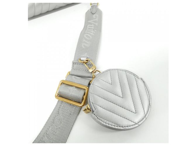 Borsa a Spalla Louis Vuitton New Wave Multi Pochette Argento - vista 9