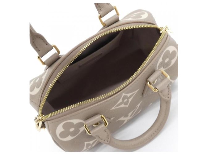 Bolso Boston Louis Vuitton Monogram Empreinte Beige Gris - vista 6