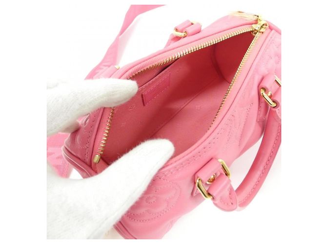 Borsa a Spalla Louis Vuitton Bubblegram Papillon BB M59826 Rosa - vista 8