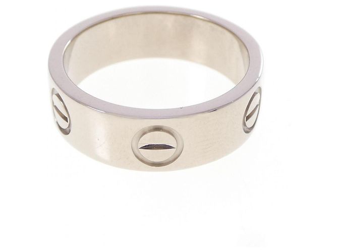Cartier Love Band Ring aus Weißgold - Ansicht 2