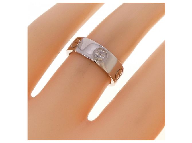 Cartier Love Band Ring aus Weißgold - Ansicht 4