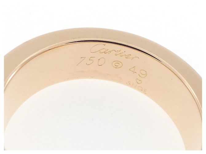 Anello Cartier Love 1P in oro rosa 18K con zaffiro - vista 4
