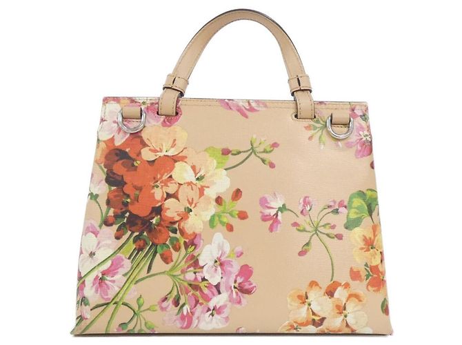 Borsa in pelle rosa Gucci - vista 2