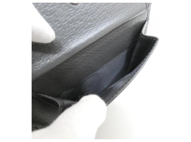 Portafoglio Bi-Fold Gucci in GG Supreme Marrone Nero - vista 7