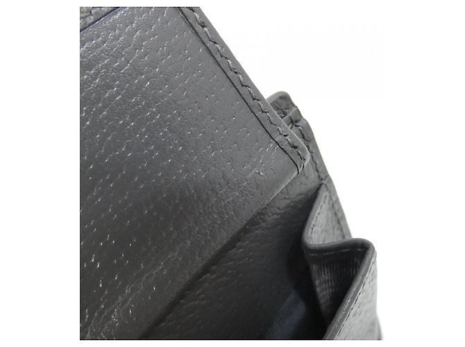 Portafoglio Bi-Fold Gucci in GG Supreme Marrone Nero - vista 8