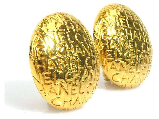 Orecchini a clip in metallo dorato Chanel D'oro - vista 2