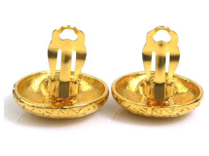 Orecchini a clip in metallo dorato Chanel D'oro - vista 6
