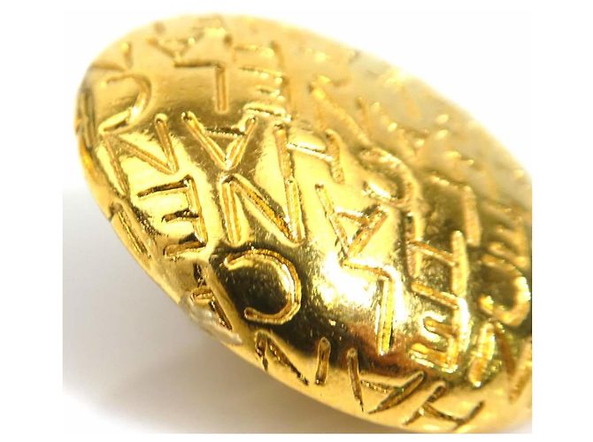 Orecchini a clip in metallo dorato Chanel D'oro - vista 8