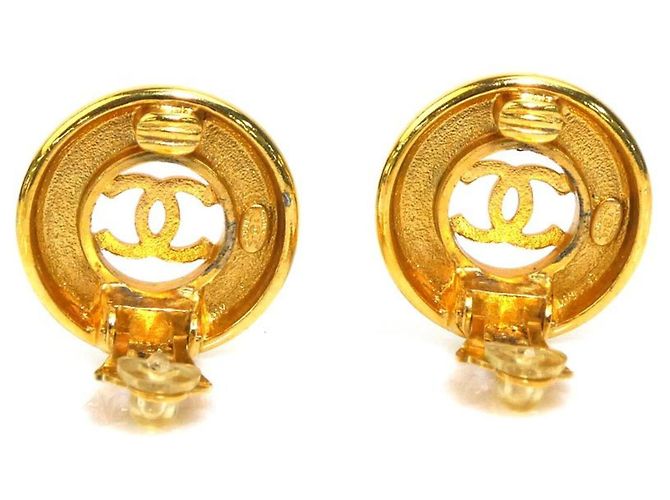 Orecchini a clip in metallo dorato Chanel D'oro - vista 5