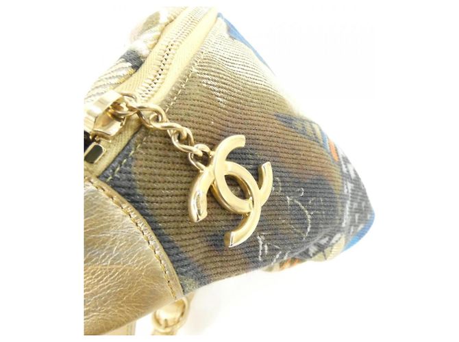 Chanel AS0868 Pochete Gold Multi-color Multicor Dourado - vista 4