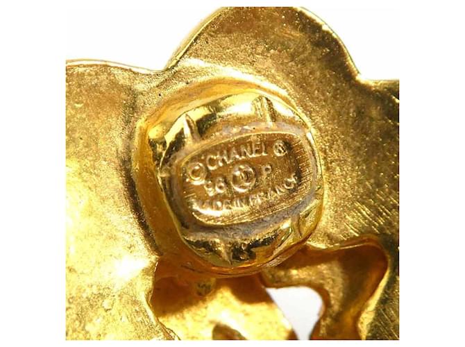 Chanel Gold Clip Earrings Golden - view 8