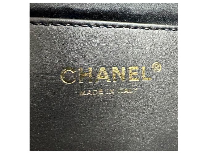 Borsa a tracolla CHANEL25 Medium in denim Chanel Nero - vista 13