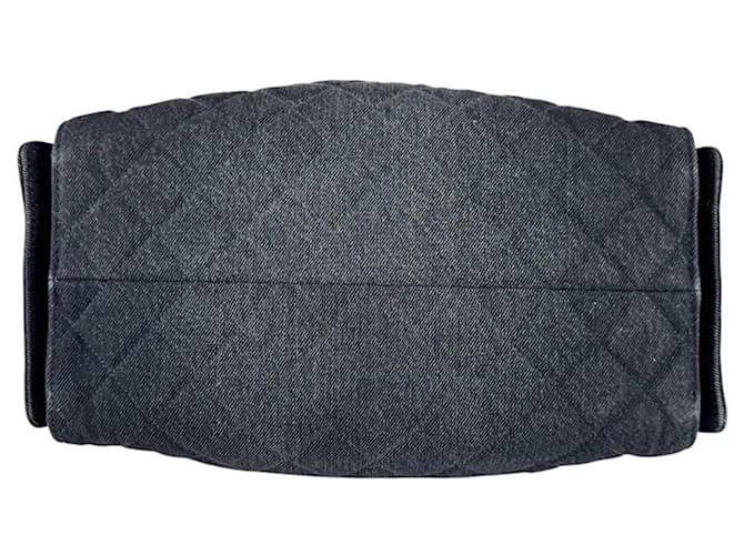 Borsa a tracolla CHANEL25 Medium in denim Chanel Nero - vista 4