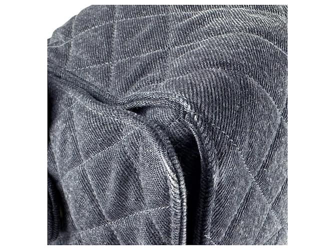 Borsa a tracolla CHANEL25 Medium in denim Chanel Nero - vista 8
