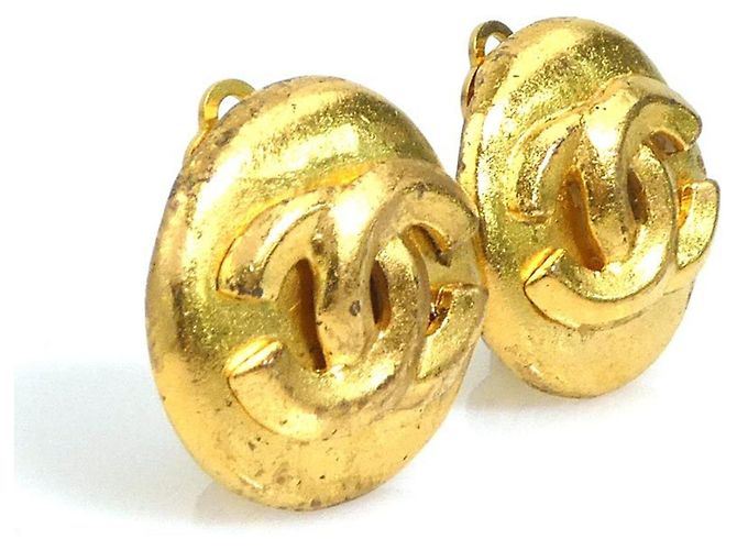 Orecchini a clip dorati Chanel D'oro - vista 2