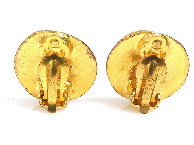 Orecchini a clip dorati Chanel D'oro - vista 6