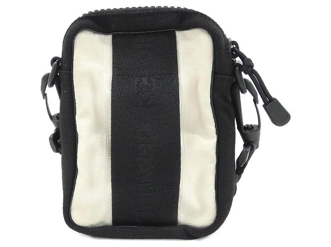 Borsa a tracolla Chanel Sport Line 22059 Nero Bianco - vista 2
