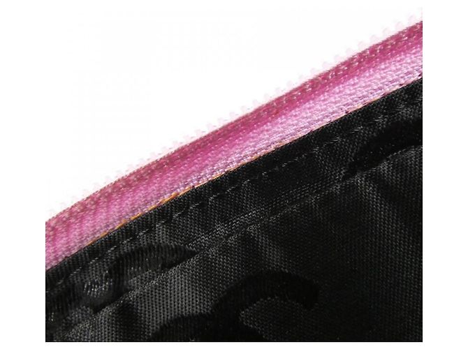 Borsa a tracolla Chanel Cambon Line 25178 Nero Rosa - vista 10