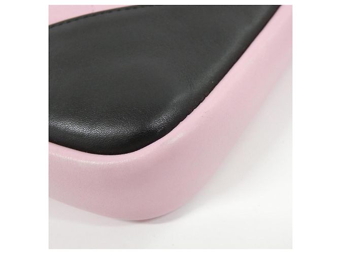 Borsa a tracolla Chanel Cambon Line 25178 Nero Rosa - vista 3