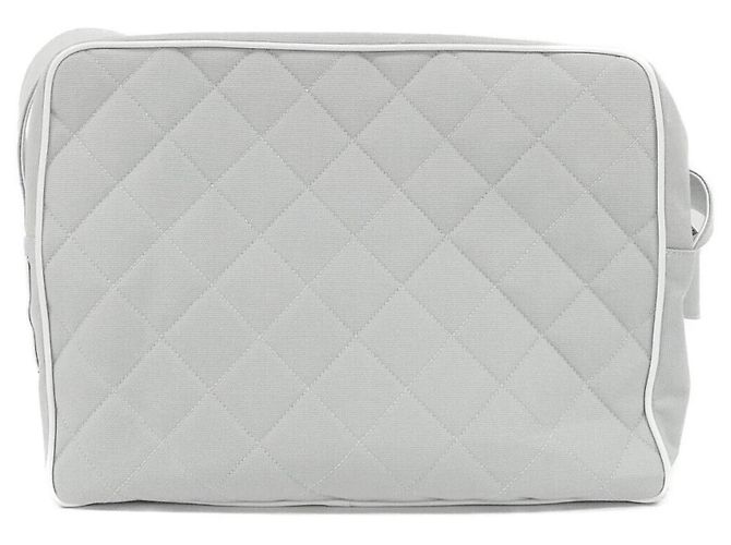 Borsa a tracolla Chanel Sport Line Marrone Bianco - vista 2