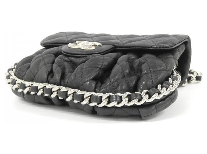 Bolso de Hombro Chanel Chain Around Line 49914 Negro - vista 3