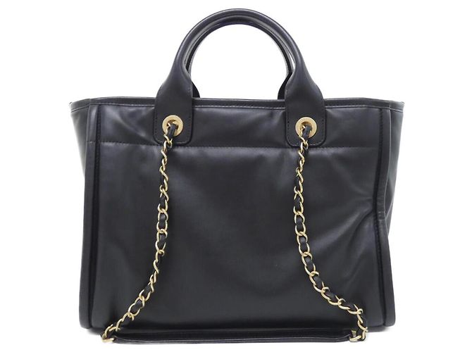 Borsa Chanel Deauville Line AS3257 Nero - vista 2