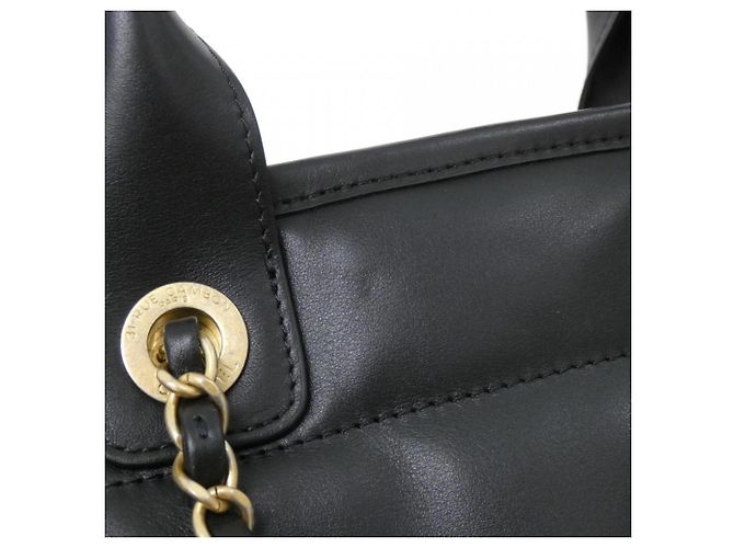 Borsa Chanel Deauville Line AS3257 Nero - vista 6