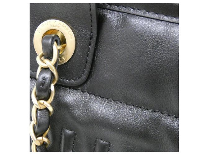 Borsa Chanel Deauville Line AS3257 Nero - vista 7