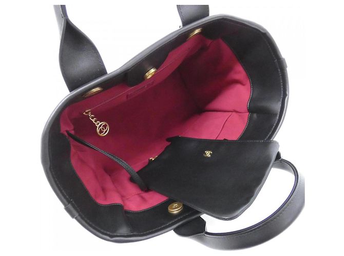 Borsa Chanel Deauville Line AS3257 Nero - vista 9