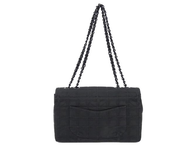 Borsa a tracolla Chanel Travel Line 15285 Nero - vista 2