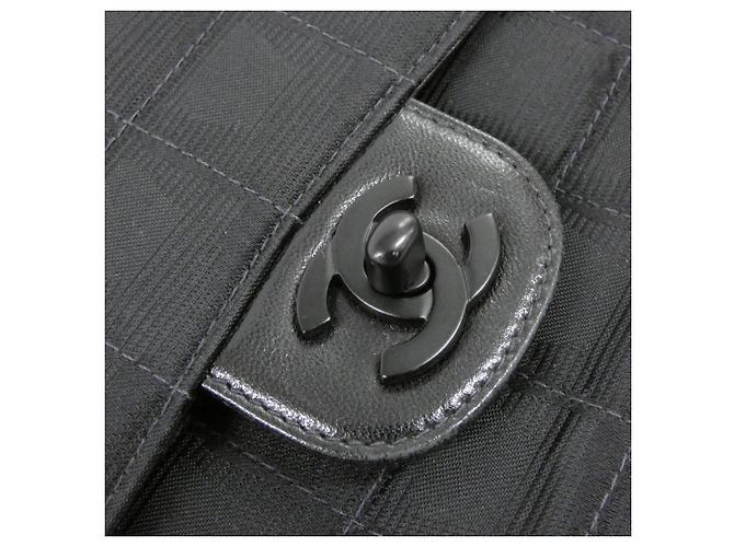 Borsa a tracolla Chanel Travel Line 15285 Nero - vista 4