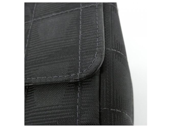Borsa a tracolla Chanel Travel Line 15285 Nero - vista 5