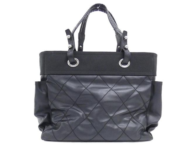 Borsa Chanel Paris Biarritz Line 34210 Nero - vista 2