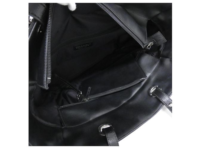 Borsa Chanel Paris Biarritz Line 34210 Nero - vista 8