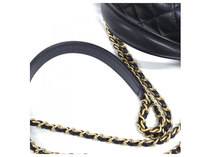 Borsa Chanel nera in pelle di vitello e agnello Nero - vista 4
