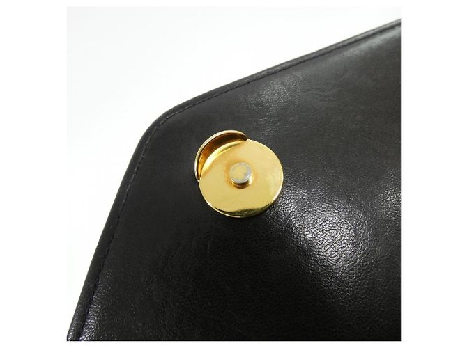 Borsa a tracolla Chanel in pelle nera Nero - vista 10