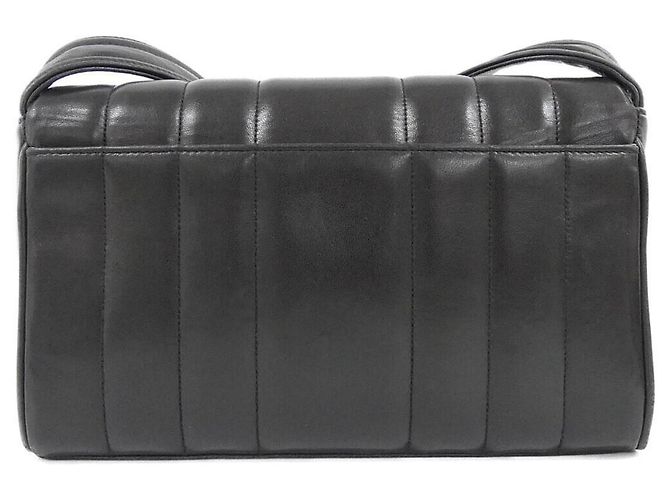 Borsa a tracolla Chanel in pelle nera Nero - vista 2