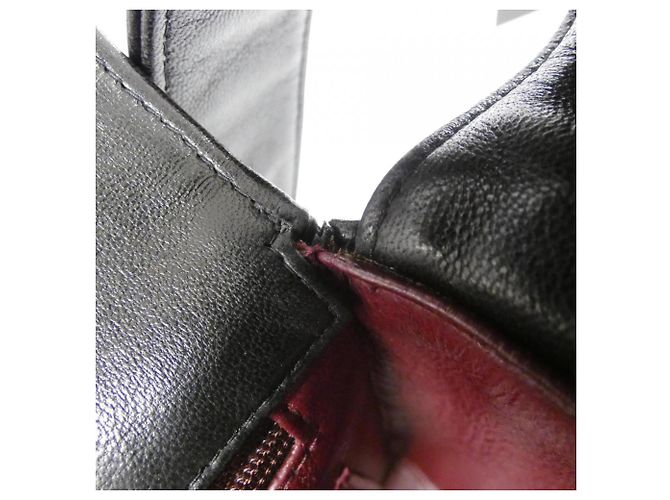 Borsa a tracolla Chanel in pelle nera Nero - vista 9