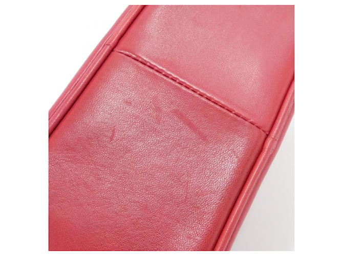 Borsa a tracolla Chanel blu navy e rosso - vista 3
