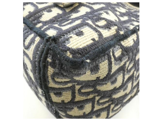 Borsa a Spalla Christian Dior Oblique Camp Blu - vista 3