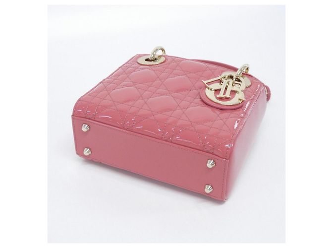 Mini borsa Lady Christian Dior Rosa - vista 3