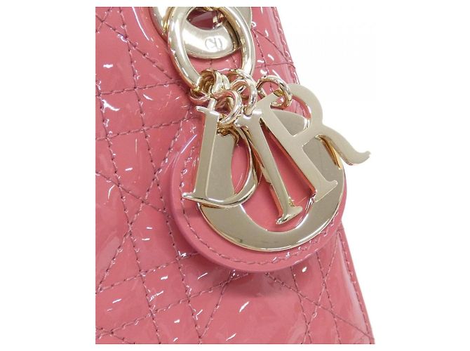 Mini borsa Lady Christian Dior Rosa - vista 4