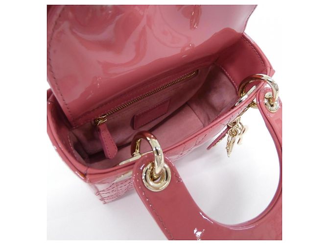 Mini borsa Lady Christian Dior Rosa - vista 7